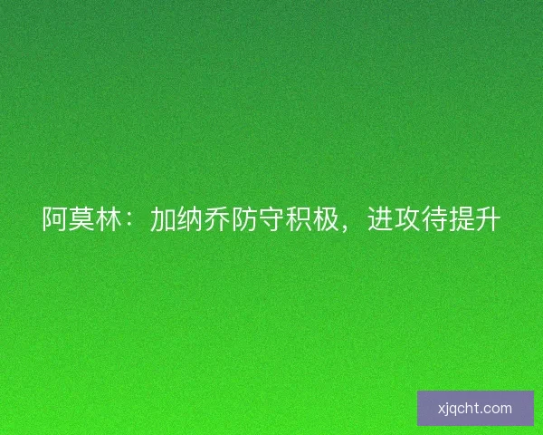 阿莫林:加纳乔防守积极,进攻待提升 阿莫林:加纳乔防守积极,进攻待提升